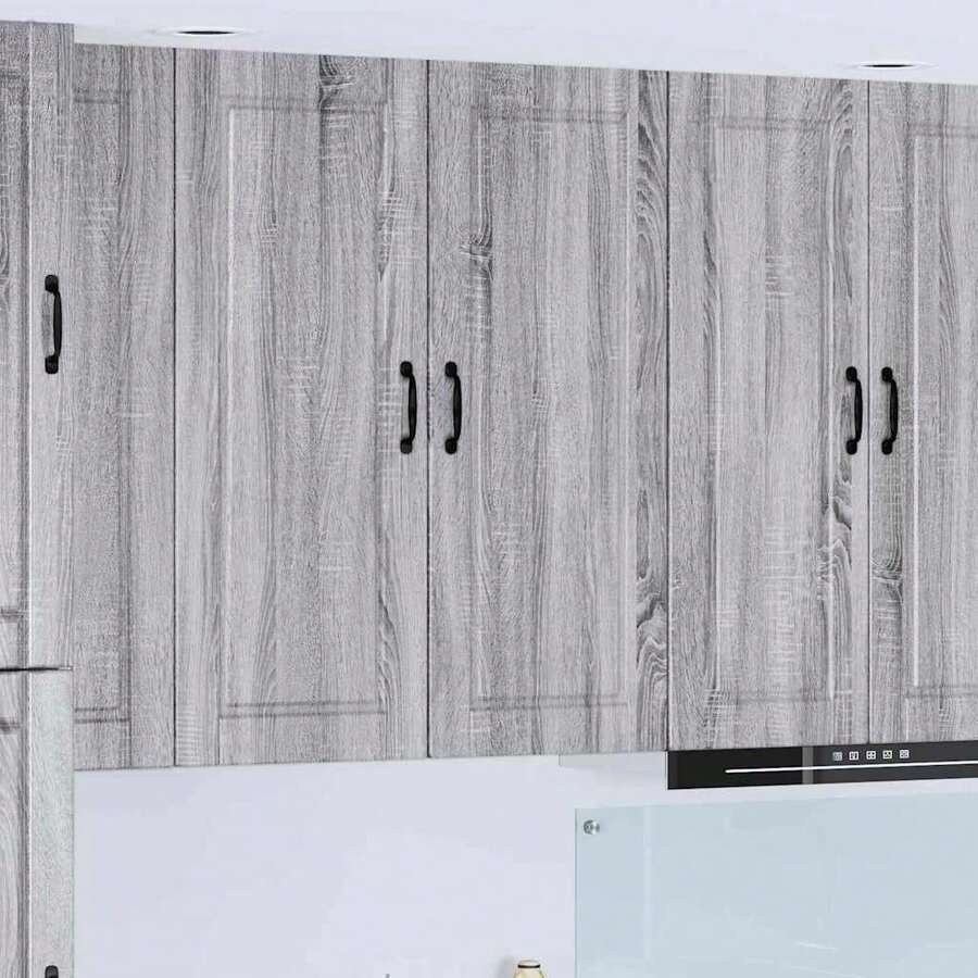vidaXL Armario de cocina con estante gris Sonoma 40 x 31 x 100 cm - Gris - Ver 1