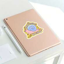 3-Inch "Small Progress Is Still Progress" Motivational Snail Sticker – Perfect For Laptops, Water Bottles, Journals, And Goal-Setters' Spaces | Great For Motivational Enthusiasts, Self-Care Advocates, And Positive Thinkers | Ideal Gift For Friends, Family, And Co-Workers | Uplifting Sticker For Personal Growth And Daily Motivation - 1 sản phẩm nhiều màu - Xem 6