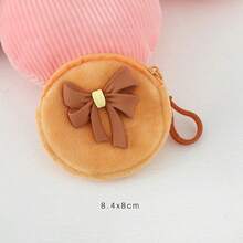 1pc Cartoon Keychain Coin Purse Girly Bow Earphone Storage Pouch Cute Small Coin Wallet For Women Mini Wallet Small Wallet Kawaii Cute Stuff - Multicolor - View 17