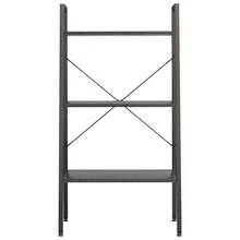 vidaXL Étagère sur pied 3 Levelx Noir 56x35x108 cm - nero - Visualizzare 3
