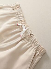 3件套男童纯色抽绳腰休闲短裤