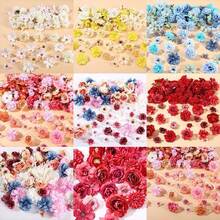 20/40件装人造花材料包，仿真丝花，DIY头饰花环材料，婚礼花束，Valley Decor