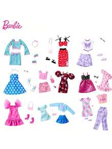 Mattel Barbie Doll Fashion Outfit Set, Includes 1 Stylish Outfit And Accessories - HYV21 - View 2