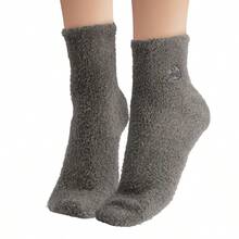 Aloe Socks, 2 Pair Per Package Black and Gray - GrisNegro - Ver 3