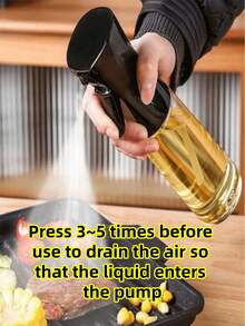 1 bình xịt dầu nhà bếp, máy phun dầu, phụ kiện lò nướng, thích hợp để nướng/làm salad/chiên/nấu ăn/chăm sóc tóc/tưới cây, nhà bếp, tiệm làm tóc, người đam mê làm vườn (kiểu dáng và màu sắc ngẫu nhiên) - Nhiều màu - Xem 13