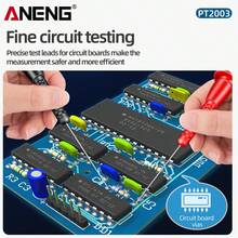 Multímetro De Medidor De Sonda De Prueba De Punta Universal Pincha Perfora Aneng Pt2003 1 Pares - Negro - Ver 6