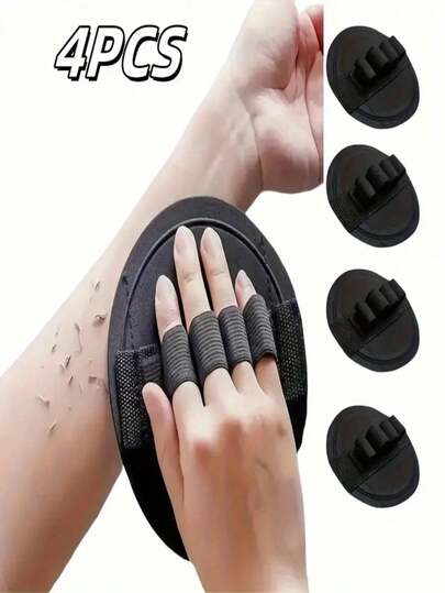 1pc/4pcs Exfoliating Shower Scrub, Soft Touch For Face & Body, Rich Lather, Painless & Easy To Use Polyester Shower Accessories, Personal Care Bath Gloves (2 Styles Randomly Shipped)