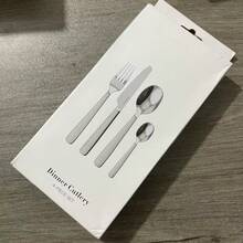 4-Piece Latest Italian Western-Style Knife Set, Made Of 316 Stainless Steel, High-End European-Style Steak And Salad Knife And Fork Set, Dessert Spoon, Soup Spoon, And 4-Piece Knife And Fork Set. - Silver - View 11