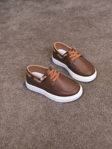 Kids Slip-On Loafers, Sneakers, Skate Shoes, Running Shoes, Casual Outdoor Soft Bottom Non-Slip - Brown - View 4