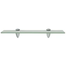 vidaXL Murales Étagères 2 pz Verre 40 x 20 cm 8 mm - Bianco - Visualizzare 3