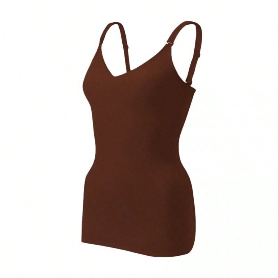 Chaleco reductor para mujer, marrón, talla L