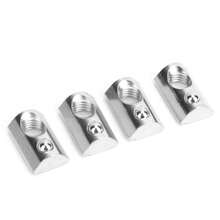 50pcs European Standard Elastic Nut Aluminum Profiles T slot Spring Nuts Fasteners(M8 ) - Multicolor - Ver 8