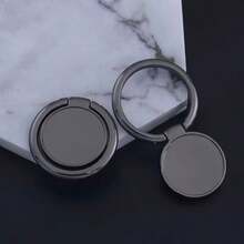 1pc Circular Magnetic Metal Ring Holder Stand, 360° Rotatable - Multicolor - View 8