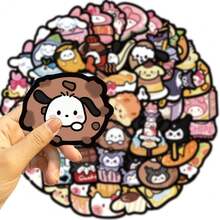 50PCS Cartoon Sanrio Food Graffiti Stickers For Helmet Bicycle Hand Account Pencil Case Decals - 50PCS - View 2