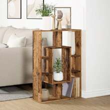 vidaXL Bibliothèque vieux bois 63x20x90 cm bois d'ingénierie - Tabac - Voir 4