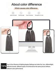 Synthetic Kids Braid Ponytail Extension With Elastic Tie YK Straight Hair Wrap Around Braid Ponytail Girls 1PC - Multicolor - View 8