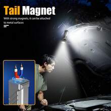 1PC LED Bicycle Light, USB Charging Power Display Mountain Bike Front Light, Cycling Equipment, Bicycle Light Set - Multicolor - View 4