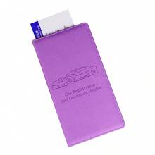 Men's And Women's Vehicle Registration And Insurance Card Holders, Car Glove Box Organizer Folder Wallet Artificial Leather Manual Holder - Card Pack - View 12