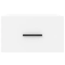 vidaXL Tables de chevet murales 2 pcs blanc 35x35x20 cm - Blanc - Voir 6