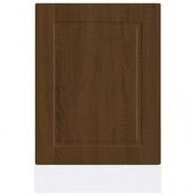 vidaXL Pannello per Lavatrice Porto Bordeaux Marrone 45x1,5x67 cm - Castano - Visualizzare 4