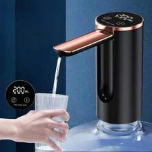 Foldable Digital Water Dispenser - Touch Screen, Fingerprint Recognition, Compatible With Mineral Water & Bottled Water Home Solution - Easy To Use And Clean