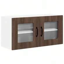 vidaXL Armadio da cucina Kalmar Chêne brun 80 x 31 x 40 cm - Castano - Visualizzare 2