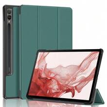Compatible With Galaxy Tab S7/S8/S9/S10/S11/A11/A9/A8 Cases. 360° All-Around Protection. A Sturdy And Durable Tablet Case. - Army Green - View 2
