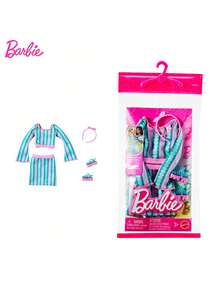 Mattel Barbie Doll Fashion Outfit Set, Includes 1 Stylish Outfit And Accessories - HYV21 - View 4