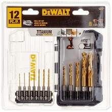 DEWALT DD5152 - Titanium Drill Bit Set, Impact Ready, Ideal For Metal, Wood And Plastic, 12 Pieces, 39508621 - 西瓜粉 - 查看 1