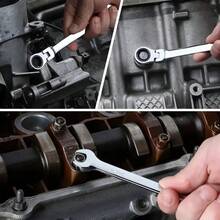 一套棘轮扳手，包含多个小型扳手，价格实惠，物超所值，汽车维修工具，家用维修工具（我们单独出售，购买时请确认型号。谢谢！） - 彩色 - 查看 7