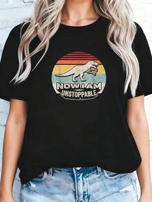 Funny Shiba-Inu T-Shirt With Cryptocurrency Reaching The Moon - 黑色 6 - 查看 2