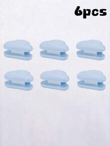 1/3/6/10pcs Japanese Toothpaste Squeezer - Wallmount Toothpaste Dispenser And Storage Tool, Bathroom Wall Hook, Shower Caddy - Baby Blue - View 12