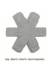 9/12pcs Stackable Non-Slip Pot Holders | Made Of Polyester Nonwoven Fabric, Scratch-Resistant, Effective Heat Insulation - Multicolor - View 10