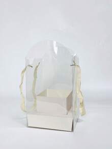 1/5 piezas Caja de flores, Caja de embalaje de ramos, Caja de regalo DIY para arreglo floral transparente, Decoración de escritorio, Regalo de cumpleaños, Regalo, Regalo de cumpleaños, Boda, Día de San Valentín, Regalo del Día de la Madre - Multicolor - Ver 15