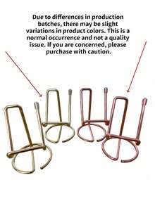 1个铁丝金属手机支架，简约铁艺桌面手机/平板电脑支架，创意金属手机/平板电脑支架 - 彩色 - 查看 3