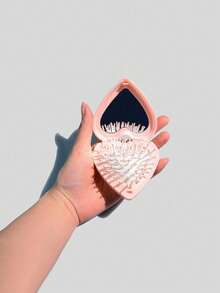 1pc Cute Portable Heart-Shaped Foldable Air Cushion Comb