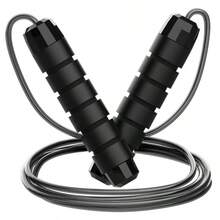 1pc New Adjustable Steel Wire Jump Rope, Tangle-Free Fitness Training Equipment For Home Workout - Multicolor - View 13