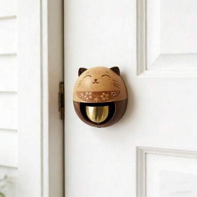入户门铃、风铃、装饰门铃、悬挂式提醒器、悬挂风铃、拉门风铃、招财猫门铃、日式多巴胺铜铃、入户提醒铃、乔迁礼物