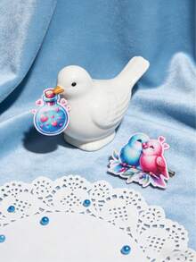 12Pcs Valentine Hair Clips Pack Heart Rose Pearl Ins Style