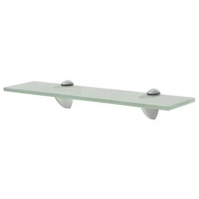 vidaXL Murales Étagères 2 pz Verre 40 x 20 cm 8 mm - Bianco - Visualizzare 2