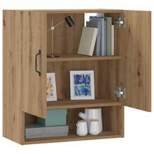 vidaXL Armadio walle chêne artigianale 60x31x70 cm ingegneria del legno - Castano - Visualizzare 3