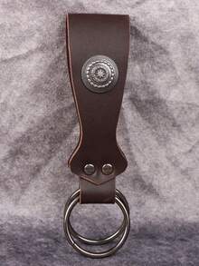 1pc PU Leather Skirt Clip For Medieval Viking Belts Renaissance Skirt Hike Faire LARP Cosplay Costumes (Without Waist Belt) - A - View 6