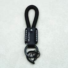 1件高品质手工编织汽车钥匙链，钥匙扣挂绳，钥匙圈礼品 - A - 查看 3