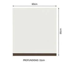 Gabinete Superior Cocina Madesa Reims 1 Puerta 60cm Blanco 1 - Blanco - Ver 3