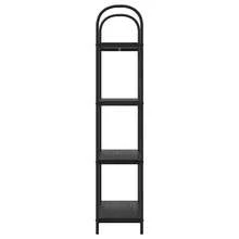 vidaXL Étagère Chêne preto 60 x 30 x 146 cm Bois d'ingénierie - Preto - Ver 6