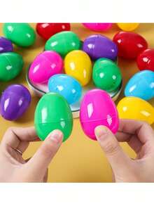 50个可填充复活节彩蛋，混合颜色复活节彩蛋，复活节派对礼物，复活节惊喜彩蛋，复活节装饰品，复活节DIY手工彩蛋，复活节彩蛋，复活节礼盒，复活节糖果盒，复活节零食填充物，复活节寻蛋游戏，复活节派对用品，复活节餐桌装饰，复活节房间装饰，复活节家居装饰，派对礼物 - 彩色 - 查看 8