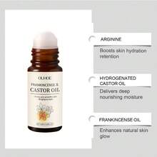 OUHOE 乳香蓖麻油滚珠精华液 - 紧致柔滑肌肤，提亮眼周，滋养保湿面部精油，50毫升 - 彩色 - 查看 4