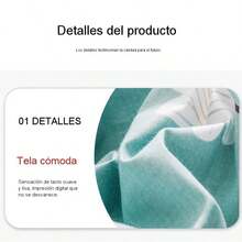 Juego de cama individual para niños de 4 piezas (incluye sábana de 150x230 + sábana ajustable de 100x200 + funda de almohada de 50x70 + almohada de 45x45), lindo diseño de conejito. - conejo - Ver 2
