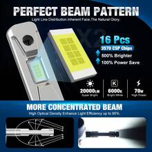 S&D H1 LED 迷你大灯灯泡 70W 20000LM CSP 适用于汽车前大灯风扇灯汽车二极管雾灯 12V 6000K 汽车