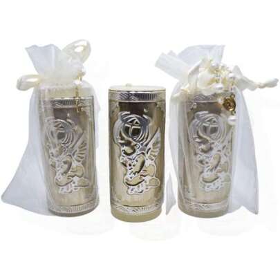 Velas de Recuerdo para Bautizo, Comunion y Confirmacion con misterio incluido 12 piezas (ANGELITO) (Repujado),39541788